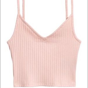 ✨3 for $25✨ H&M Divided Pink Ribbed Camisole